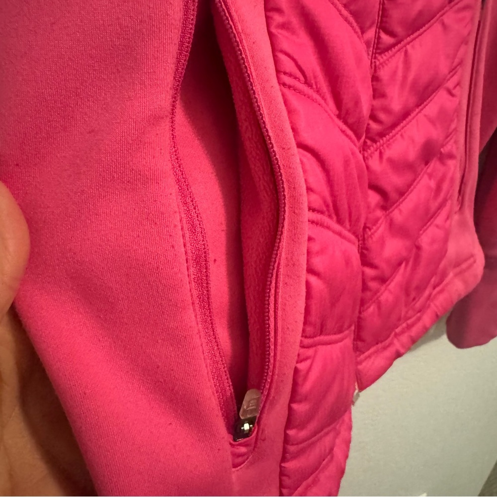 Zella Pink Light Athletic Insulated Zip Up Jacket. Size Women’s Small. - Picture 7 of 17